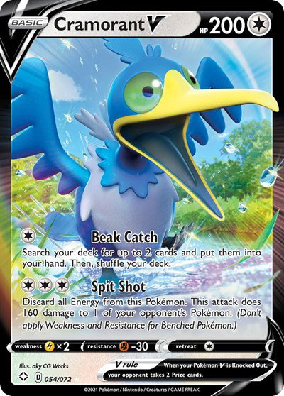 Cramorant V 054/072 — Shining Fates