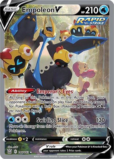 Empoleon V (Alternate Full Art) 146/163 — Battle Styles