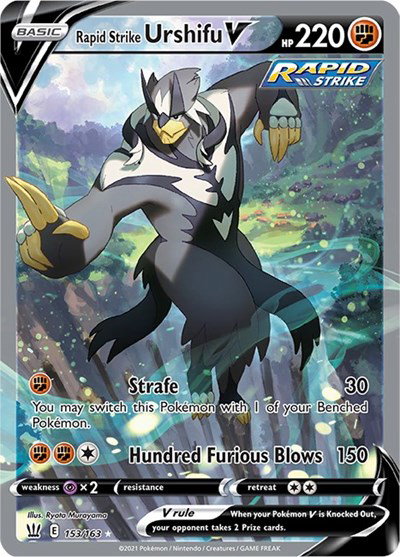 Rapid Strike Urshifu V (Alternate Full Art) 153/163 — Battle Styles