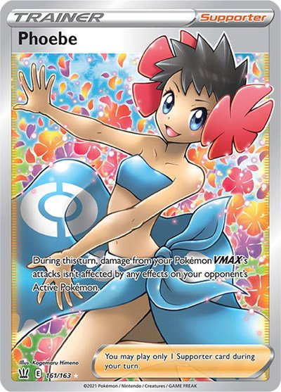 Phoebe (Full Art) 161/163 — Battle Styles