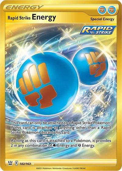 Rapid Strike Energy (Secret) 182/163 — Battle Styles