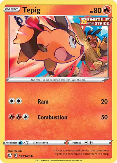 Tepig 023/163 — Battle Styles