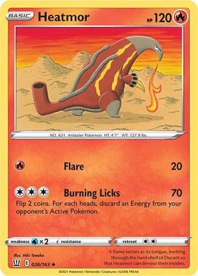 Heatmor 026/163 — Battle Styles