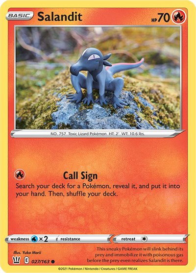 Salandit 027/163 — Battle Styles