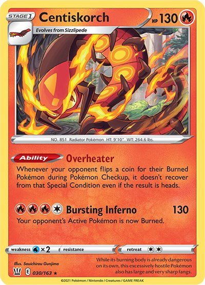 Centiskorch 030/163 — Battle Styles