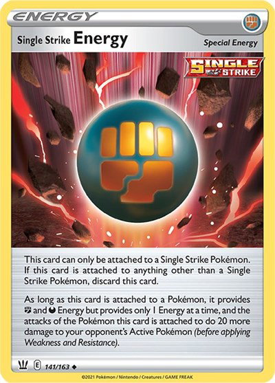 Single Strike Energy 141/163 — Battle Styles