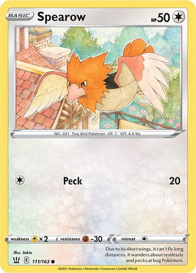 Spearow 111/163 — Battle Styles