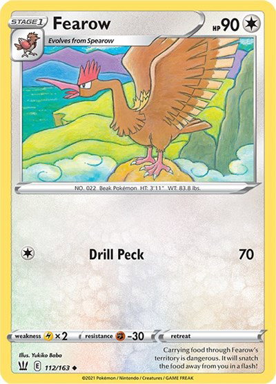 Fearow 112/163 — Battle Styles
