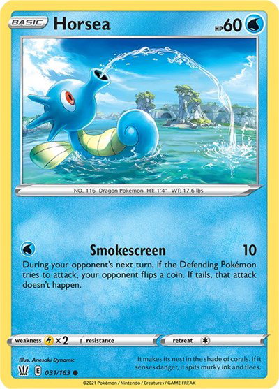 Horsea 031/163 — Battle Styles