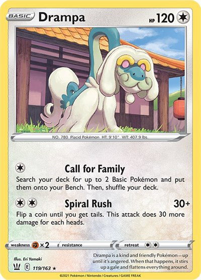 Drampa 119/163 — Battle Styles