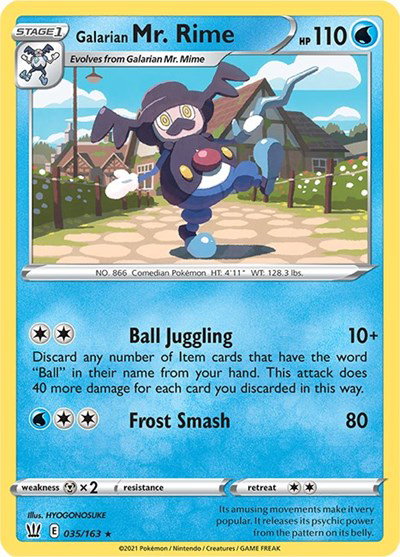 Galarian Mr. Rime 035/163 — Battle Styles