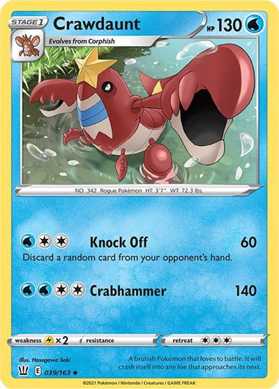 Crawdaunt 039/163 — Battle Styles