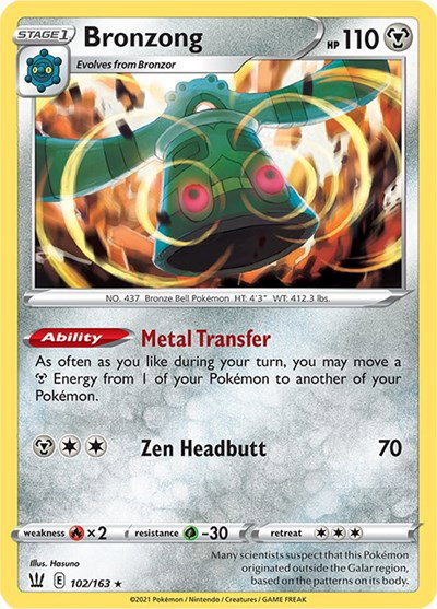 Bronzong 102/163 — Battle Styles