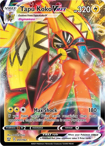 Tapu Koko VMAX 051/163 — Battle Styles