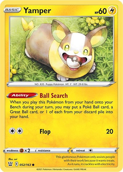 Yamper 052/163 — Battle Styles