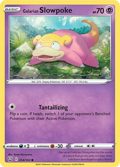 Galarian Slowpoke 054/163 — Battle Styles