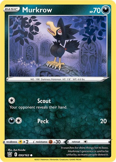 Murkrow 093/163 — Battle Styles