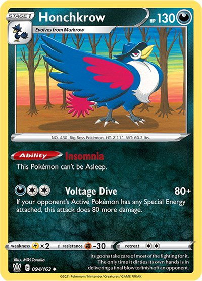 Honchkrow 094/163 — Battle Styles