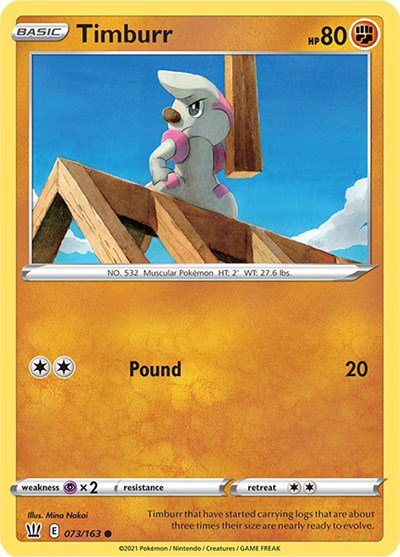 Timburr 073/163 — Battle Styles
