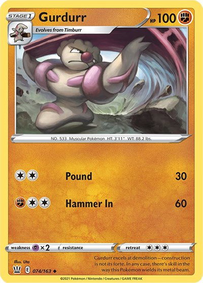 Gurdurr 074/163 — Battle Styles