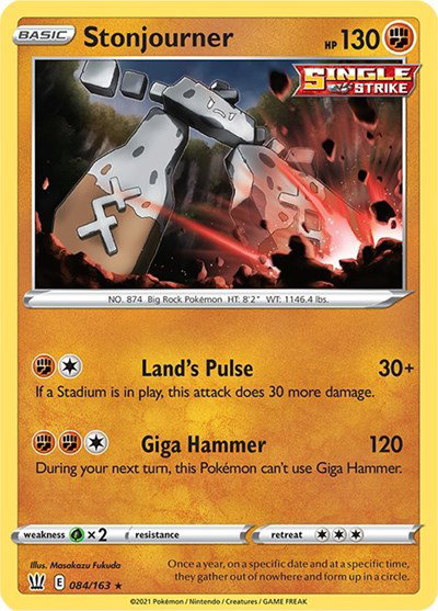 Stonjourner 084/163 — Battle Styles