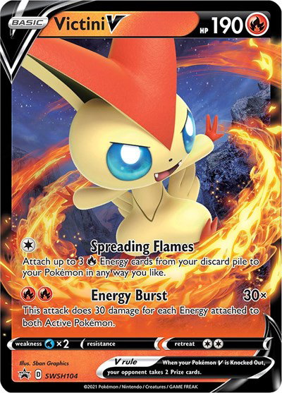Victini V SWSH104 — Sword & Shield Promo
