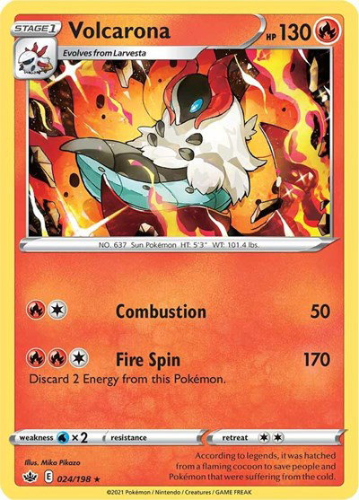 Volcarona 024/198 — Chilling Reign