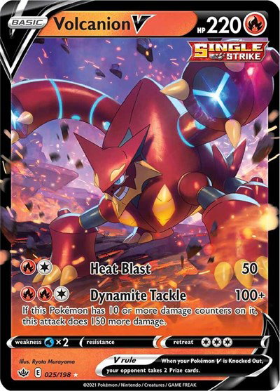 Volcanion V 025/198 — Chilling Reign