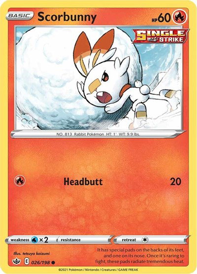 Scorbunny 026/198 — Chilling Reign