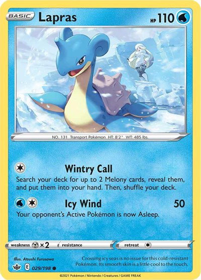 Lapras - 029/198 - Chilling Reign Pokemon - Collectr