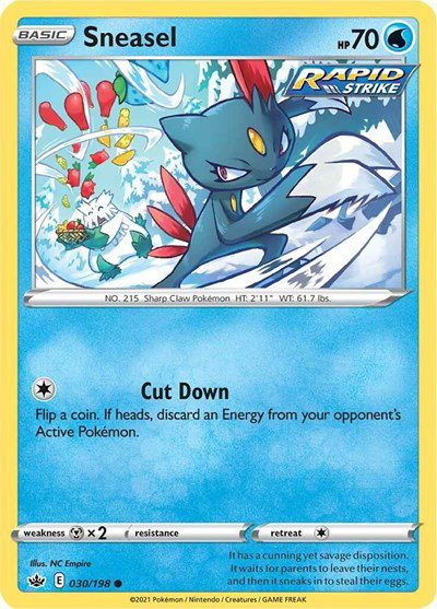 Sneasel 030/198 — Chilling Reign
