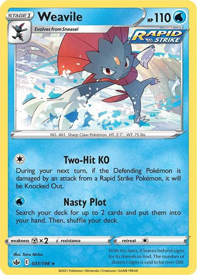 Weavile 031/198 — Chilling Reign
