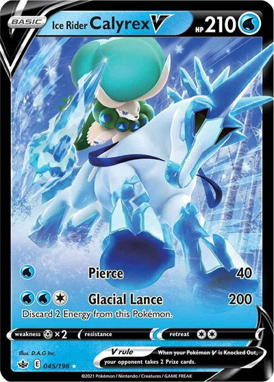 Ice Rider Calyrex V 045/198 — Chilling Reign