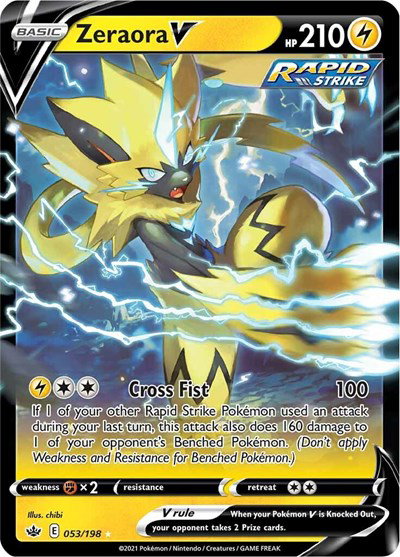 Zeraora V 053/198 — Chilling Reign