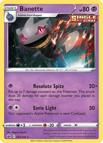 Banette 063/198 — Chilling Reign