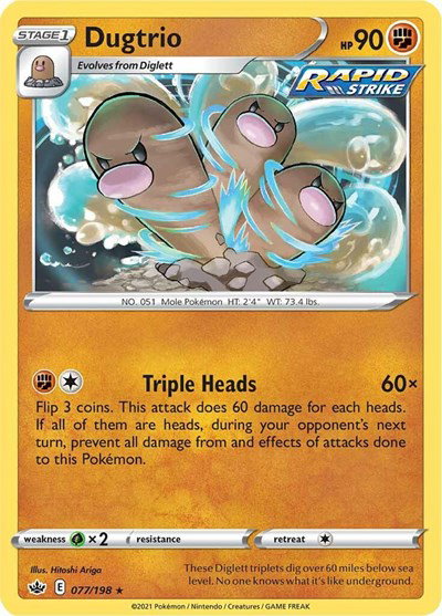 Dugtrio 077/198 — Chilling Reign