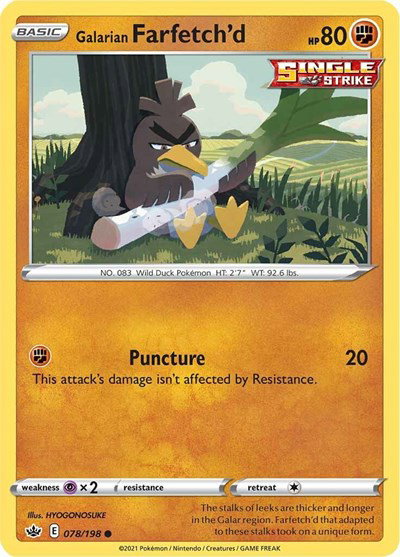 Galarian Farfetch'd 078/198 — Chilling Reign