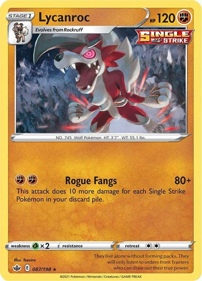 Lycanroc 087/198 — Chilling Reign