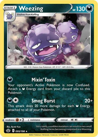 Weezing 095/198 — Chilling Reign