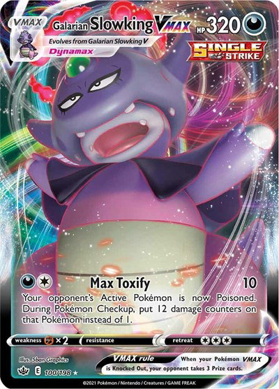 Galarian Slowking VMAX 100/198 — Chilling Reign