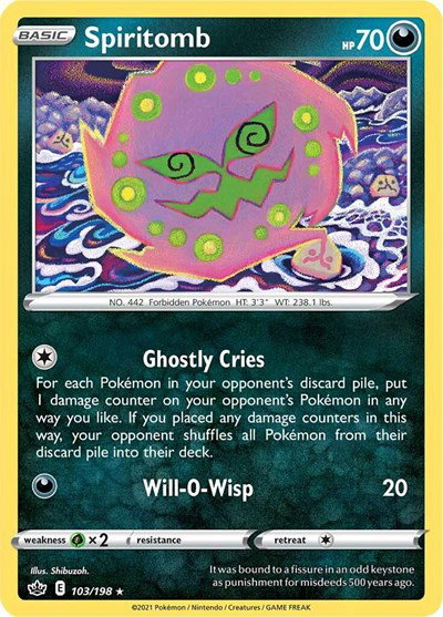 Spiritomb 103/198 — Chilling Reign