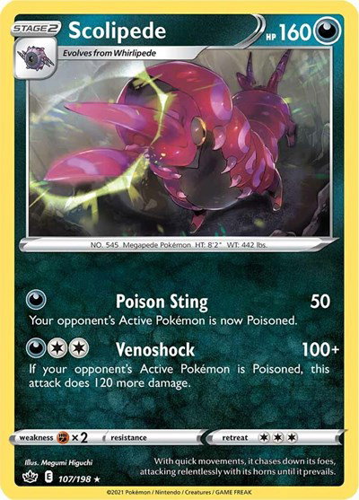 Scolipede 107/198 — Chilling Reign