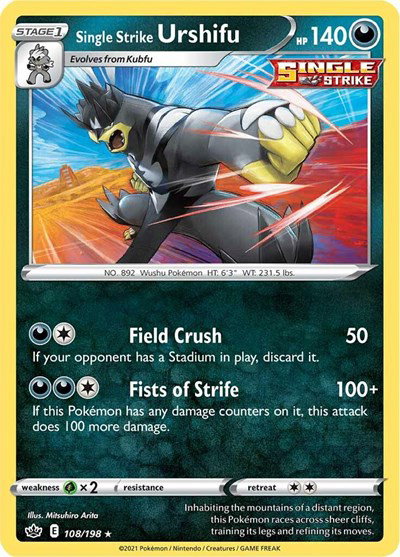 Single Strike Urshifu 108/198 — Chilling Reign