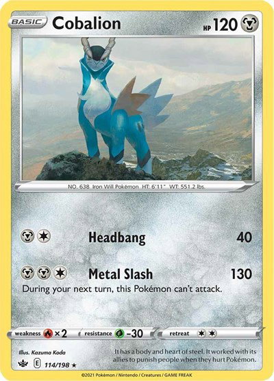 Cobalion 114/198 — Chilling Reign