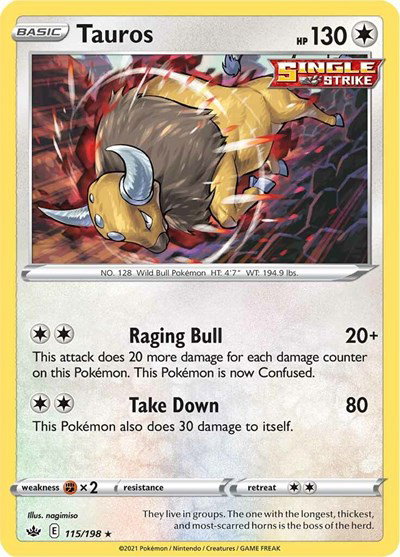 Tauros 115/198 — Chilling Reign
