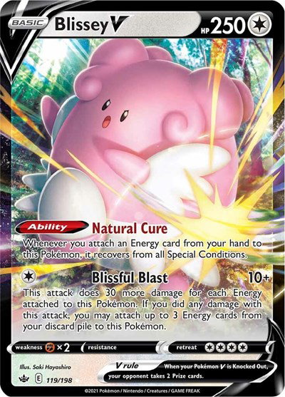Blissey V 119/198 — Chilling Reign