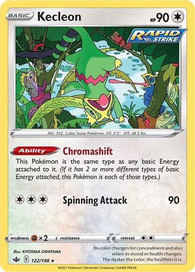 Kecleon 122/198 — Chilling Reign