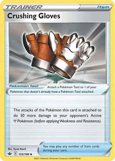 Crushing Gloves 133/198 — Chilling Reign