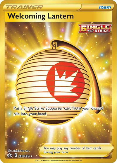 Welcoming Lantern (Secret) 230/198 — Chilling Reign