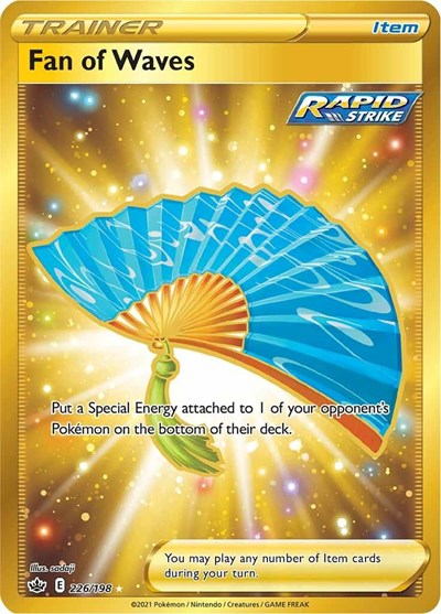 Fan of Waves (Secret) 226/198 — Chilling Reign